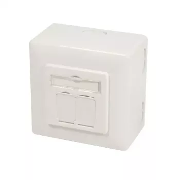 Netzwerkdose 2 x RJ-45 LogiLink NP0124