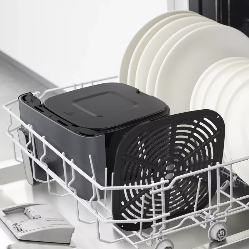 Tefal Easy Fry Mega EY855BE0 Fritteuse Einzeln 7,5 l Standgerät 2020 W Heißluftfritteuse Grau