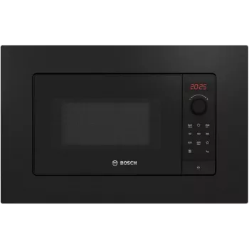 Einbau-Mikrowelle Bosch Serie 2 BFL623MB4 20 L 800 W LED-Anzeige Schwarz Drehregler