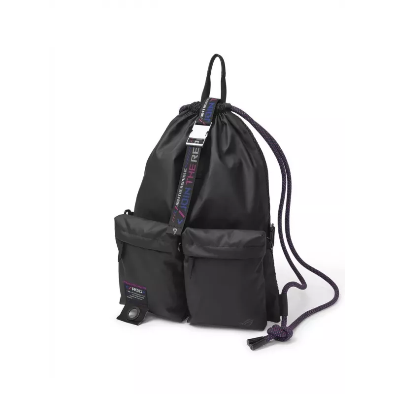 Rucksack ASUS BD3700 ROG SLASH Multifunktions-Kordelzugtasche Schwarz 810g