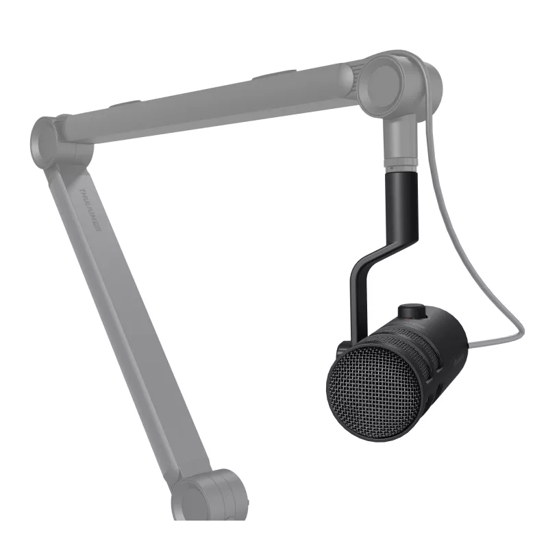 Kabelgebundenes PC-Mikrofon GENESIS Radium 350D – USB Typ-A/Typ-C, -48 dB Empfindlichkeit, 16–14.000 Hz, 2,5 m Kabel, schwarz