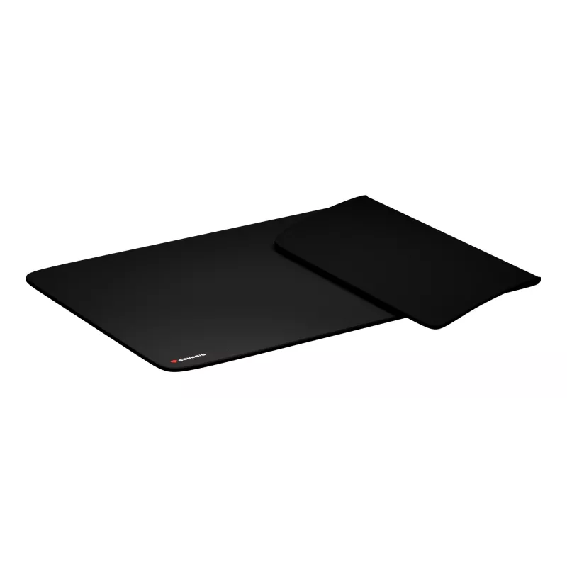 GENESIS Carbon 500 Hyper Logo, Schwarz, Monochromatisch, Stoff, Gummi, Gaming-Mauspad