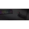 GENESIS Carbon 500 Hyper Logo, Schwarz, Monochromatisch, Stoff, Gummi, Gaming-Mauspad