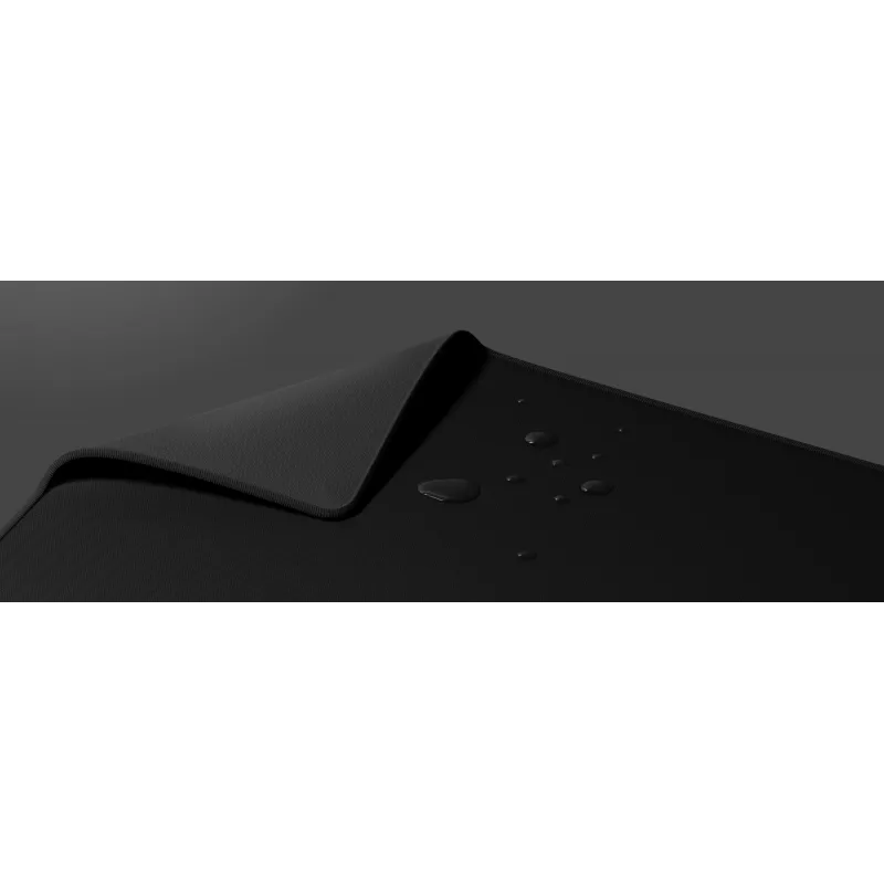 GENESIS Carbon 500 Hyper Logo, Schwarz, Monochromatisch, Stoff, Gummi, Gaming-Mauspad