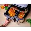 Tefal Dual Easy Fry & Grill EY905D Double 8,3 L Standgerät 2700 W Heißluftfritteuse Edelstahl