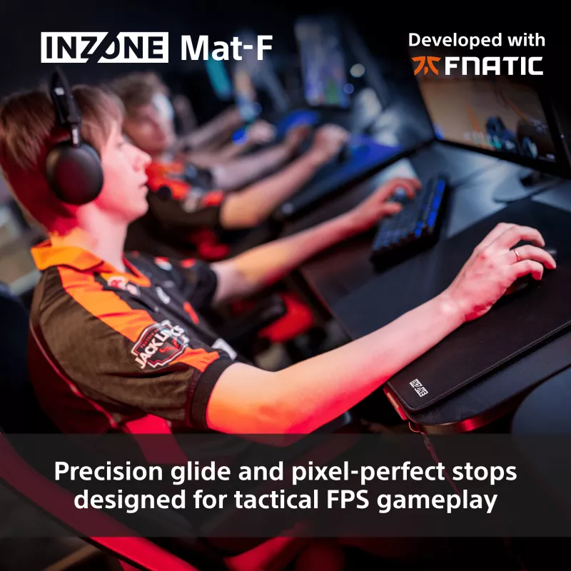 Sony NZONE Mat-F Gaming-Mauspad Schwarz