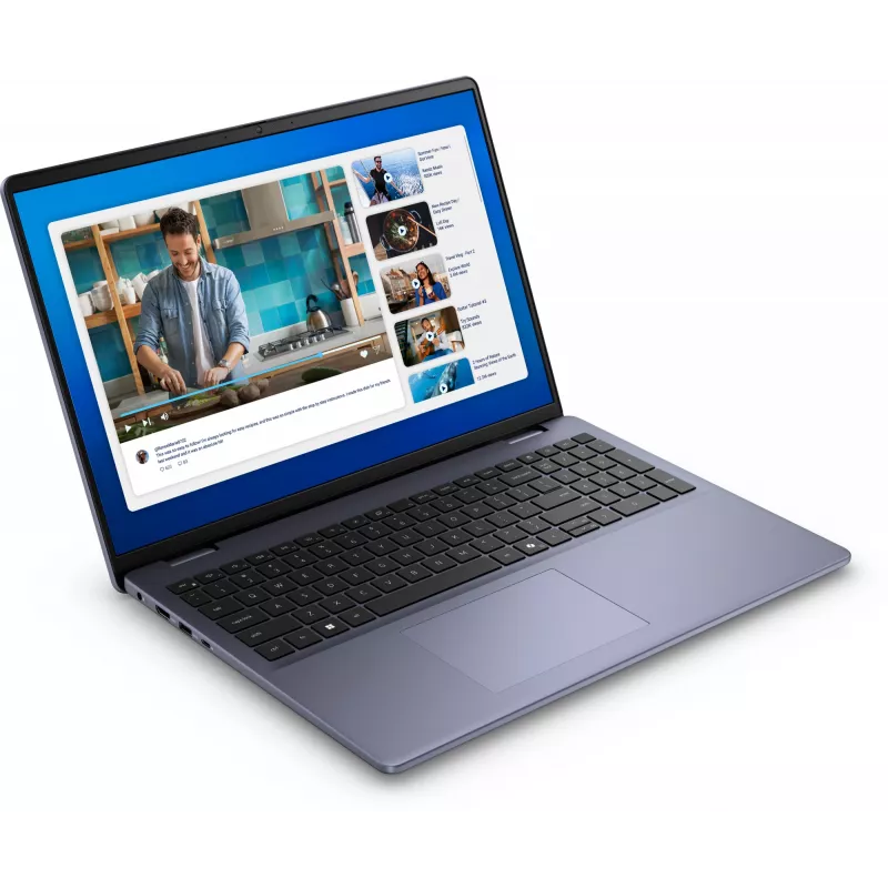 DELL DC16251 Intel Core 7 150U Laptop 40,6 cm (16 Zoll) Full HD+ 16 GB DDR5-SDRAM 1 TB SSD NVIDIA GeForce MX570A Wi-Fi 6E (802.11ax) Ubuntu Linux UK International Blau