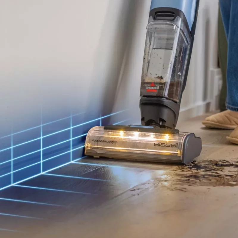 Bissell CrossWave EdgeFind Select Upright vacuum AC Dry&wet Bagless 340 W Schwarz, Blue