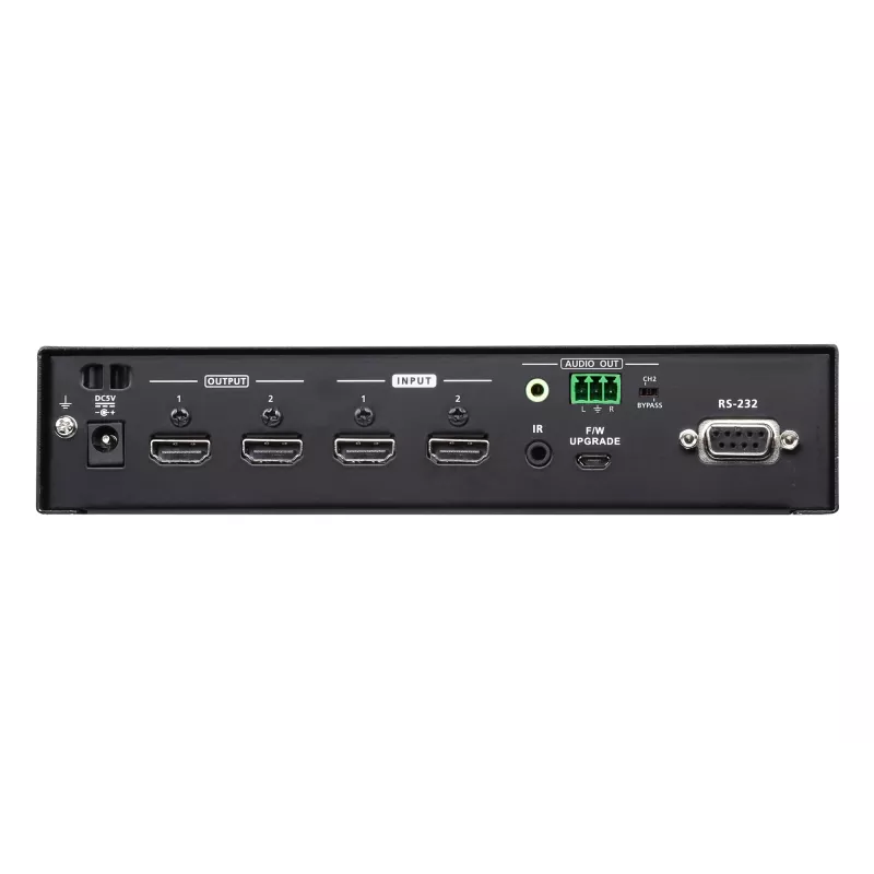 ATEN 2 x 2 True 4K HDMI Matrix Switch mit Audio-De-Embedder