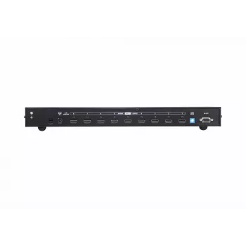 ATEN 8-Port True 4K HDMI-Splitter, HDMI, 8x HDMI, 4096 x 2160 Pixel, Schwarz, Metall, 4K Ultra HD