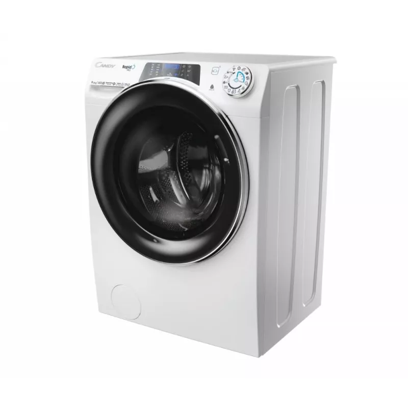 Waschtrockner Candy RapidÓ PRO RPW4966BWMBC/1-S – freistehend, Frontlader, 6 kg waschen/trocknen, 1400 U/min, weiß
