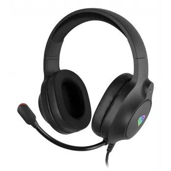 GENESIS NEON 213, kabelgebunden, Anrufe / Musik, 20 – 20000 Hz, 302 g, Headset, Schwarz