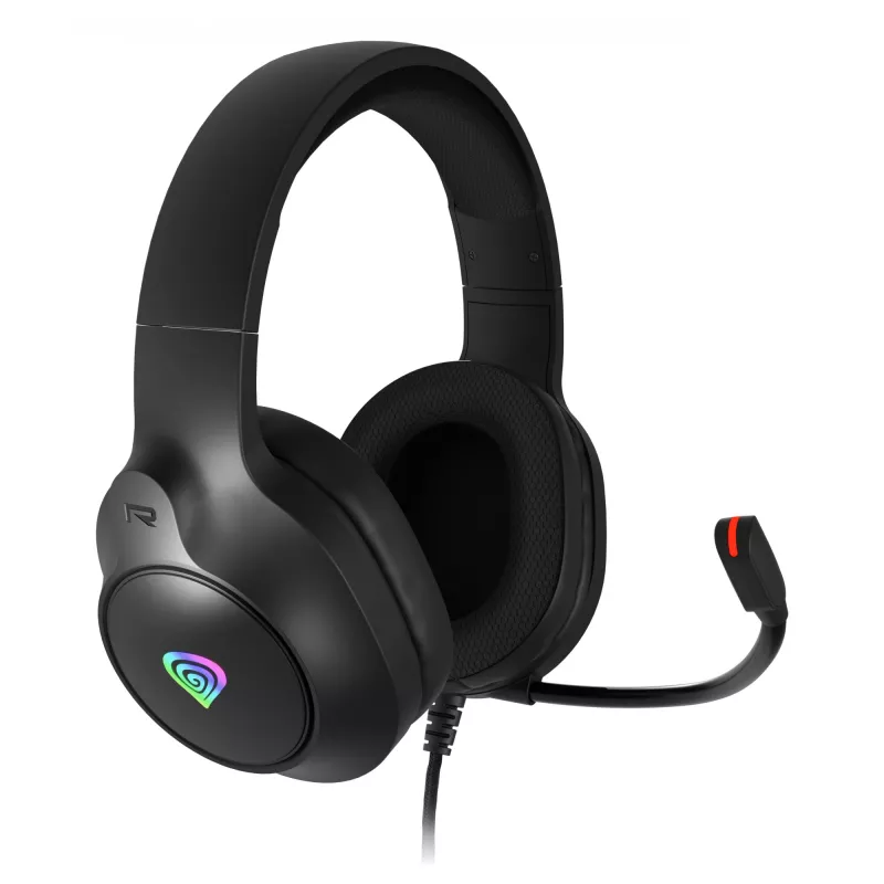 GENESIS NEON 213, kabelgebunden, Anrufe / Musik, 20 – 20000 Hz, 302 g, Headset, Schwarz