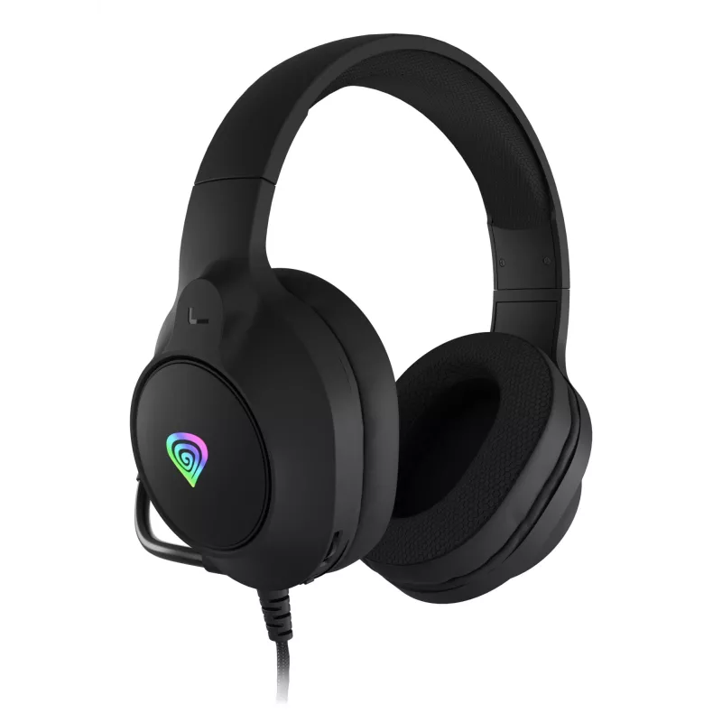 GENESIS NEON 213, kabelgebunden, Anrufe / Musik, 20 – 20000 Hz, 302 g, Headset, Schwarz