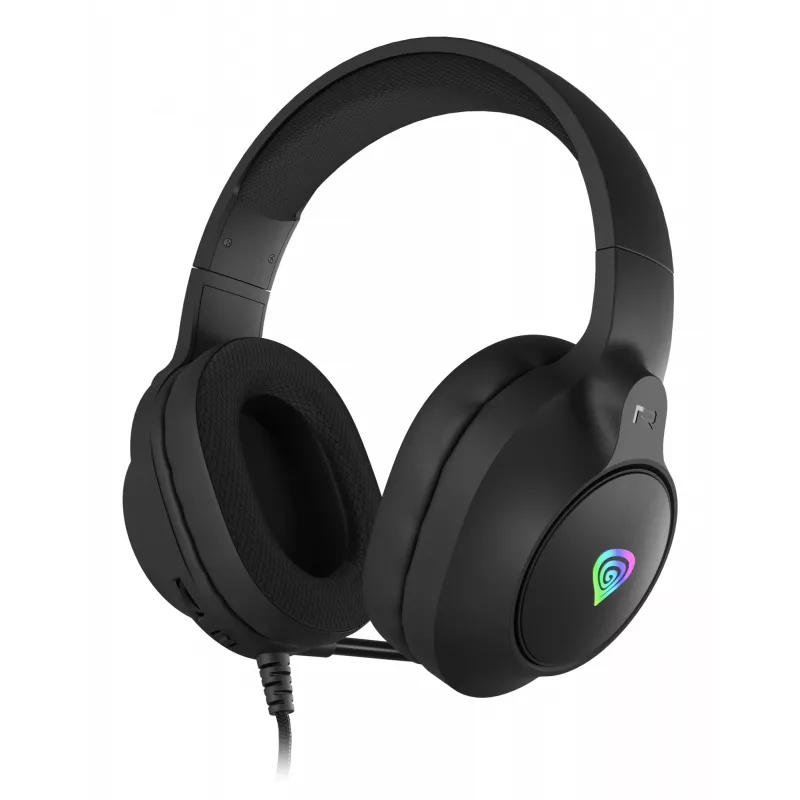 GENESIS NEON 213, kabelgebunden, Anrufe / Musik, 20 – 20000 Hz, 302 g, Headset, Schwarz