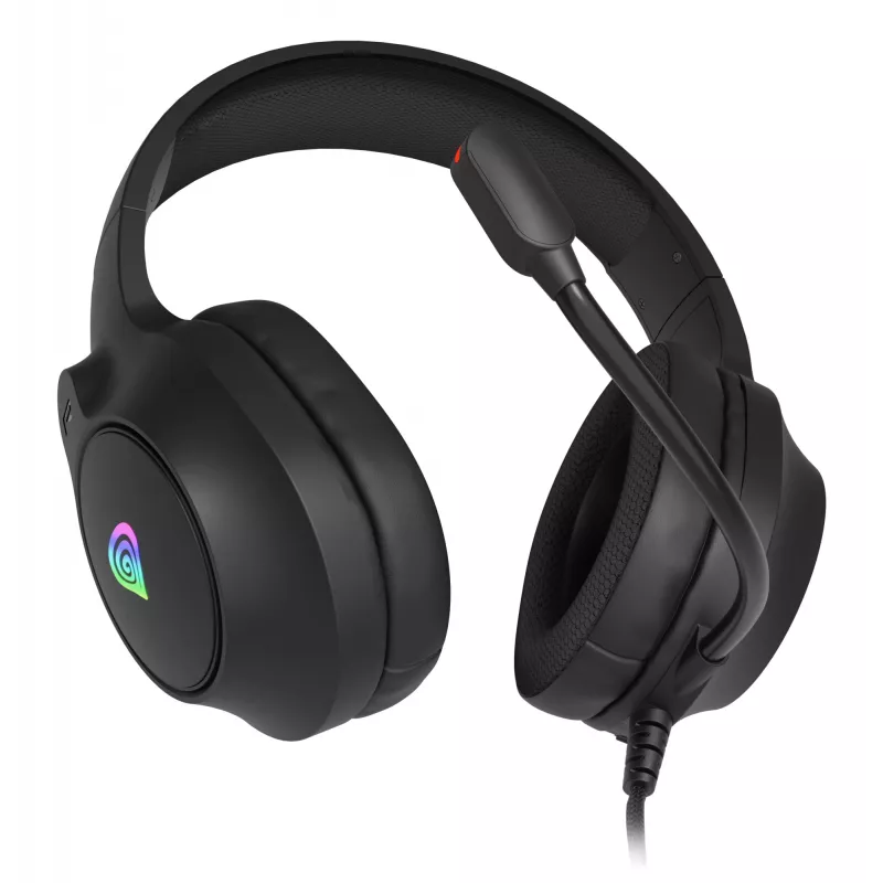 GENESIS NEON 213, kabelgebunden, Anrufe / Musik, 20 – 20000 Hz, 302 g, Headset, Schwarz
