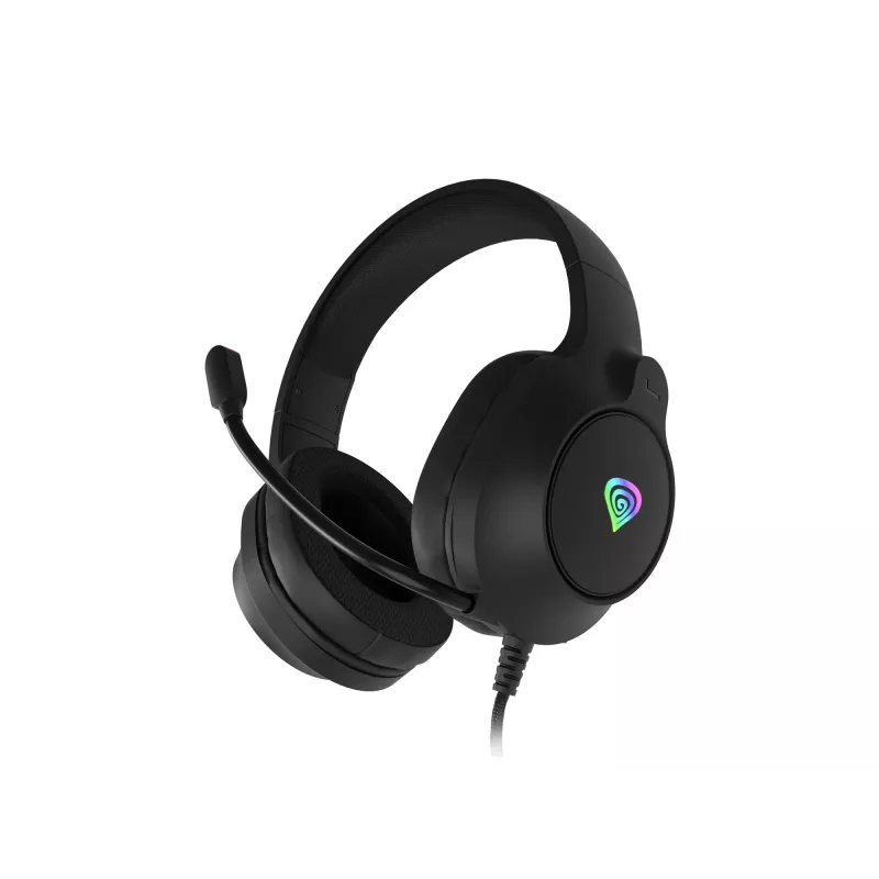 GENESIS NEON 213, kabelgebunden, Anrufe / Musik, 20 – 20000 Hz, 302 g, Headset, Schwarz