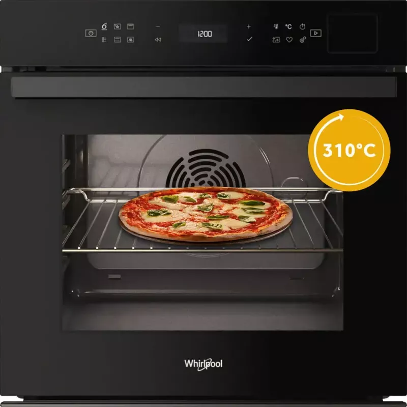 Einbau-Backofen Whirlpool WOI6A8FPT1SBA 73 L Elektrisch Schwarz Touch-Bedienung
