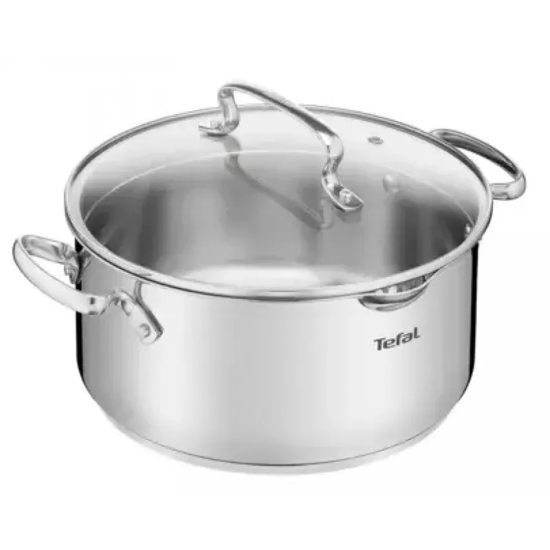 Kochtopf Tefal DUETTO+ G7194355, 2 l, rund, Edelstahl, 18 cm