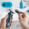 Folienrasierer BRAUN Series 5 51-M1000s — 3-Kopf, Nass & Trocken, Li‑Ion Akku, Schnellladung, Schwarz/Blau