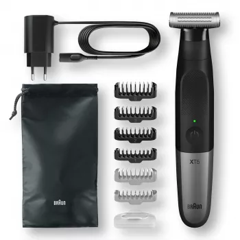 Braun Series X XT5200 Folienrasierer Trimmer Schwarz, Metallic