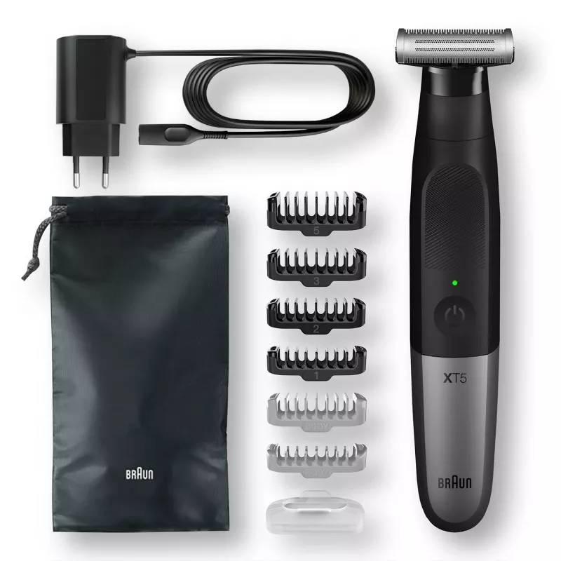 Braun Series X XT5200 Folienrasierer Trimmer Schwarz, Metallic