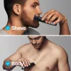 Braun Series X XT5200 Folienrasierer Trimmer Schwarz, Metallic
