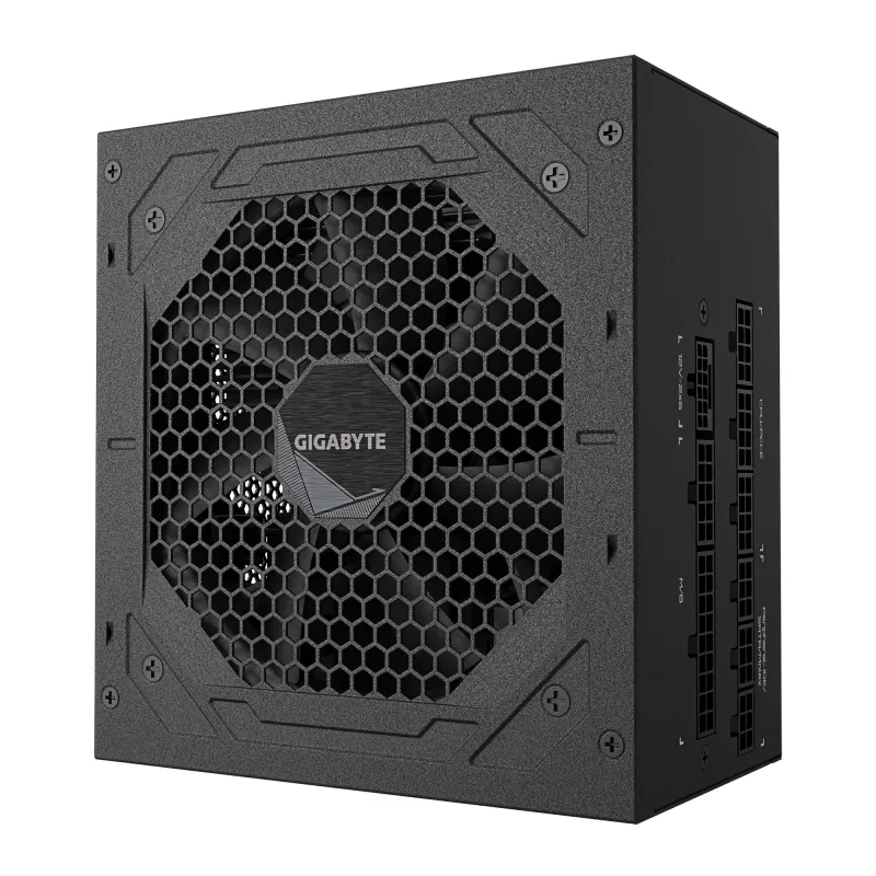 GIGABYTE UD1000GM PG5 V2 Netzteil – PCIe Gen 5.1, 80 PLUS Gold, vollmodularer Aufbau, 120-mm-Lüfter, ATX 3.1-kompatibel, EU-Stecker