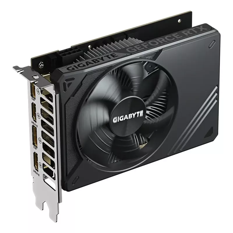 GIGABYTE GeForce RTX 5050 D6 8G Grafikkarte - 8 GB GDDR6, 128 Bit, PCI-E 5.0, 2572 MHz Kerntakt, 2 x DP, 2 x HDMI, NVIDIA DLSS 4, GV-N5050D6-8GD