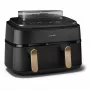 Philips 5000 Serie NA552/00 Fritteuse Doppelt 9 l Standgerät 2750 W Heißluftfritteuse Schwarz, Gold