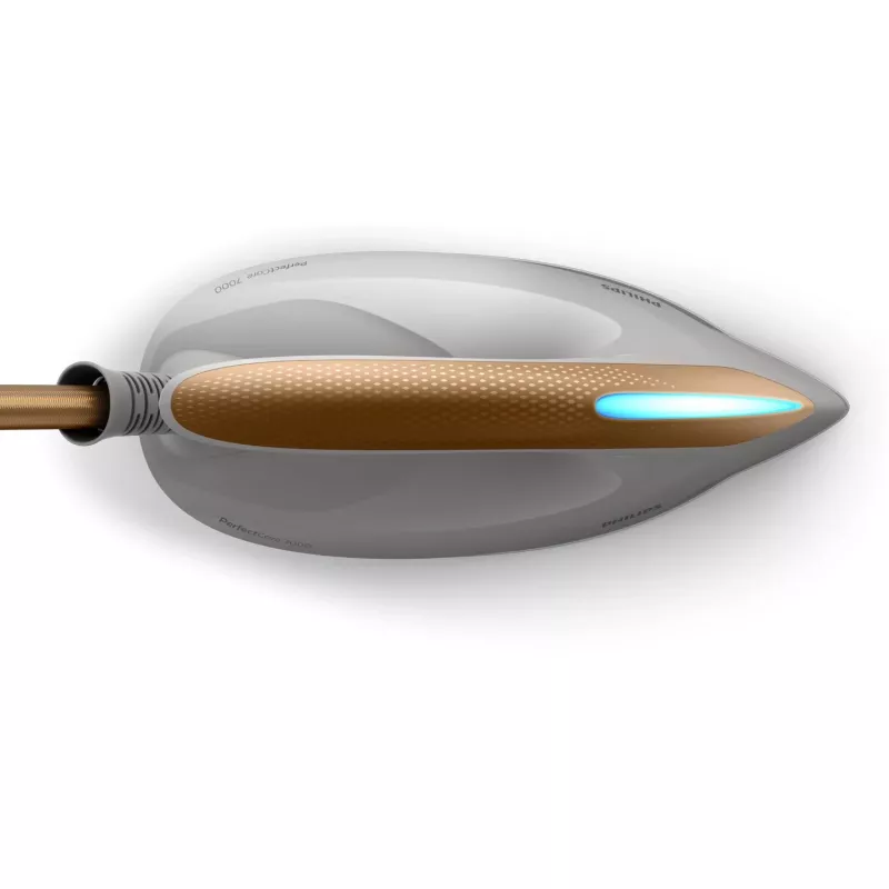 Philips 7000er Serie PSG7040/10 Dampfbügelstation 2100 W 1,8 L SteamGlide Elite-Bügelsohle Gold, Weiß