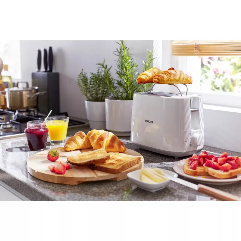 Philips Daily Collection HD2582/00 Toaster 8 2 Scheibe(n) 900 W Weiß