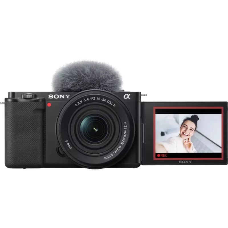 Sony ZV-E10 + E PZ 16-50mm F3.5-5.6 OSS II MILC 24.2 MP CMOS 6000 x 4000 Pixel Schwarz