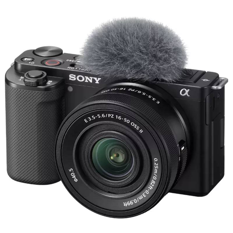 Sony ZV-E10 + E PZ 16-50mm F3.5-5.6 OSS II MILC 24.2 MP CMOS 6000 x 4000 Pixel Schwarz