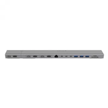Targus HyperDrive 4K 2 x USB 3.2 Gen 2 (3.1 Gen 2) Type-C Silber