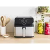 Tefal Easy Fry Mega EY855D10 Fritteuse Einzeln 7,5 l Standgerät 2020 W Heißluftfritteuse Schwarz, Edelstahl