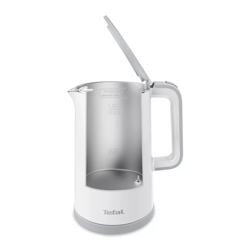 Elektro-Wasserkocher Tefal KO6931, 1,5 L, 1800 W, weiß, 5 Temperatureinstellungen, Warmhaltefunktion 30 Min.