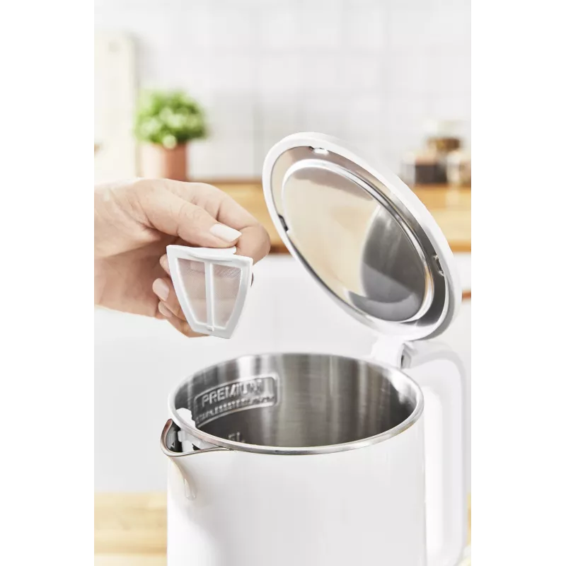 Elektro-Wasserkocher Tefal KO6931, 1,5 L, 1800 W, weiß, 5 Temperatureinstellungen, Warmhaltefunktion 30 Min.