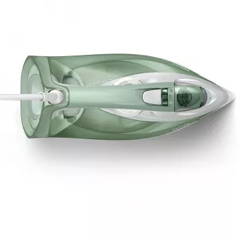 Philips 7000er Serie DST7012/70 Bügeleisen Dampfbügeleisen SteamGlide Plus Bügelsohle 2600 W Grün, Grau