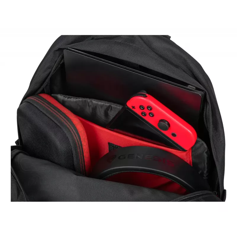 Gaming-Rucksack Genesis GENESIS Palladium 200 — Schwarz, Polyester, 140×280×400 mm