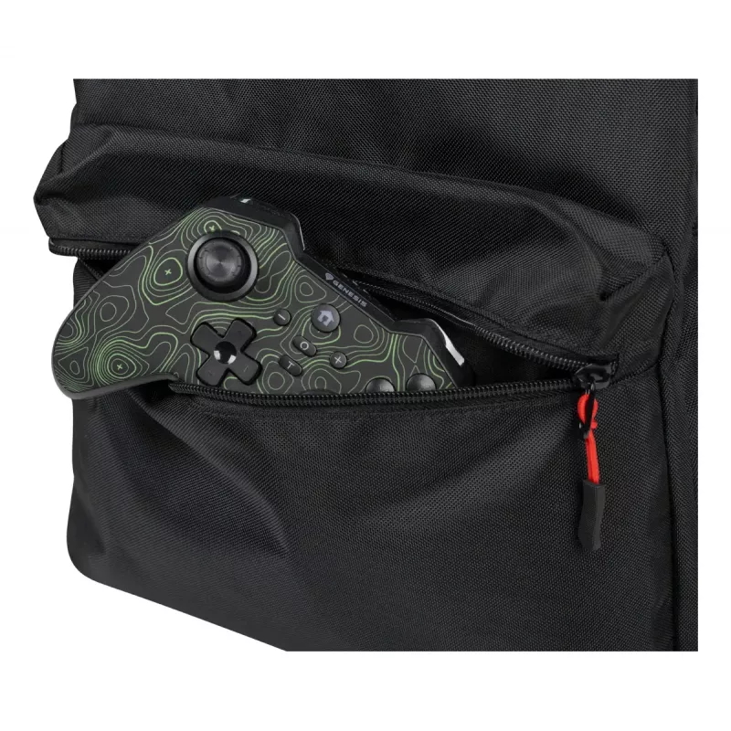 Gaming-Rucksack Genesis GENESIS Palladium 200 — Schwarz, Polyester, 140×280×400 mm