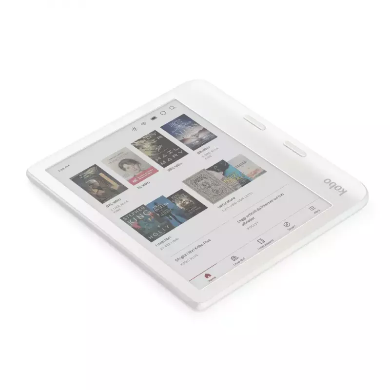 E-Book-Reader Kobo Libra Colour 7 Zoll E Ink Kaleido, 32 GB, Wi‑Fi, Bluetooth, wasserdicht, Weiß