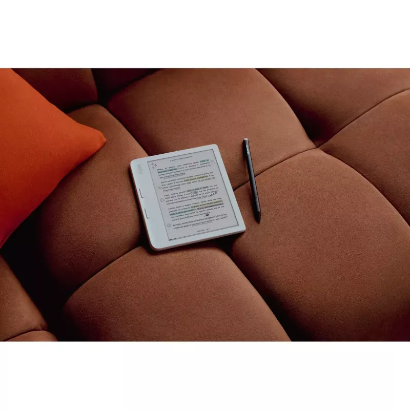 E-Book-Reader Kobo Libra Colour 7 Zoll E Ink Kaleido, 32 GB, Wi‑Fi, Bluetooth, wasserdicht, Weiß