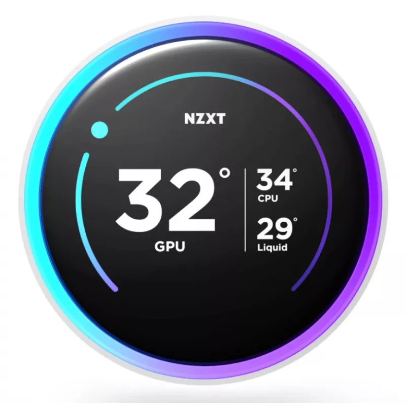 All-in-One-Flüssigkeitskühler NZXT Kraken Elite 280 RGB 14 cm Weiß