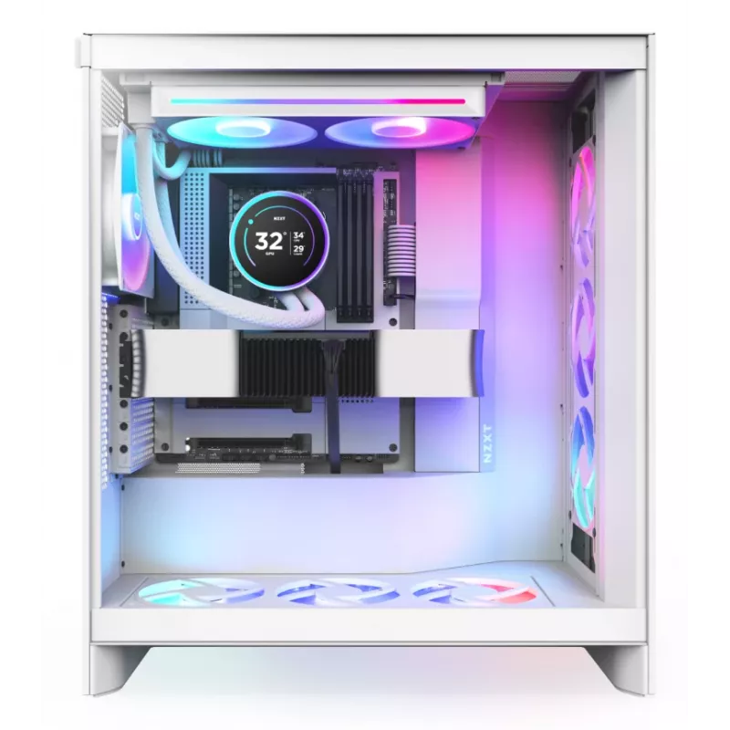 All-in-One-Flüssigkeitskühler NZXT Kraken Elite 280 RGB 14 cm Weiß