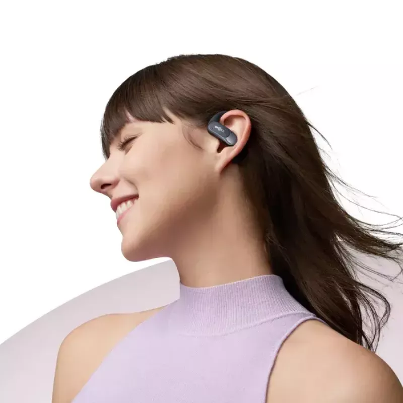 SHOKZ OpenFit Air Headset Kabellos Ohrbügel Anrufe/Musik/Sport/Alltag Bluetooth Schwarz