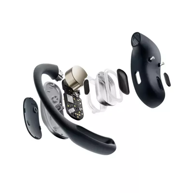 SHOKZ OpenFit Air Headset Kabellos Ohrbügel Anrufe/Musik/Sport/Alltag Bluetooth Schwarz