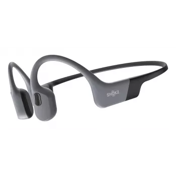 Headset Shokz OpenSwim Pro — kabelloses Open-Ear-Knochenleitungs-Headset, IP68 wasserdicht, Bluetooth 5.4, 32 GB, 9 Std. Wiedergabe, grau