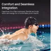 Headset Shokz OpenSwim Pro — kabelloses Open-Ear-Knochenleitungs-Headset, IP68 wasserdicht, Bluetooth 5.4, 32 GB, 9 Std. Wiedergabe, grau
