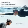 Headset Shokz OpenSwim Pro — kabelloses Open-Ear-Knochenleitungs-Headset, IP68 wasserdicht, Bluetooth 5.4, 32 GB, 9 Std. Wiedergabe, grau